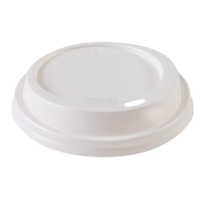 מכסה לכוס נייר  12OZ לבן א.1000 יח'