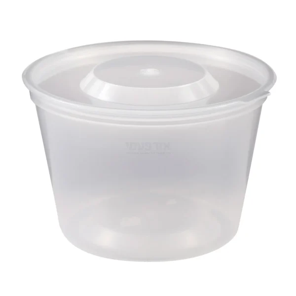 גביע פלסטיק לרוטב 4OZ +מכסה צמוד 500 יח'