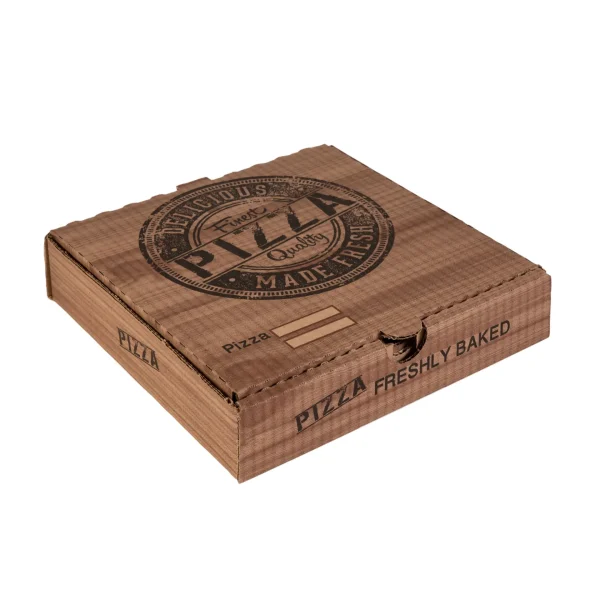 קרטון פיצה 22 חום א. 50 יח'